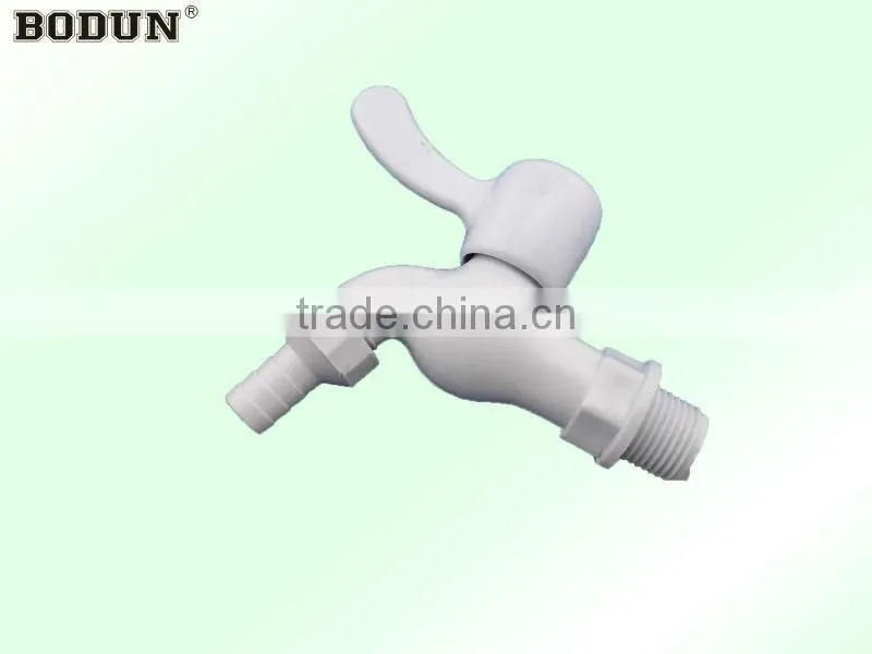 Slotted shaped pvc plastic bibcock/shower faucet