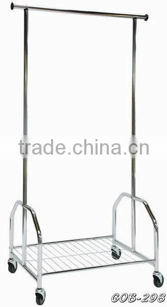Metal heavy duty balcony clothes drying hanger rack