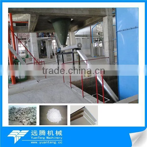 China plaster powder production equipment with best quality