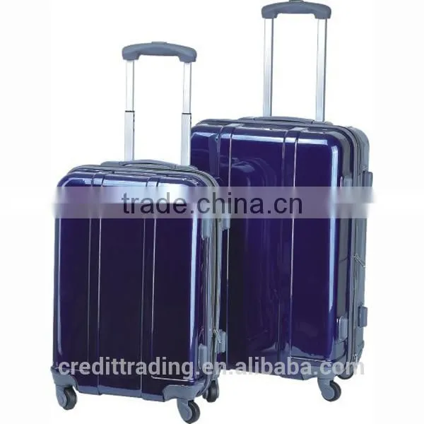 deep blue abs /pc luggage case