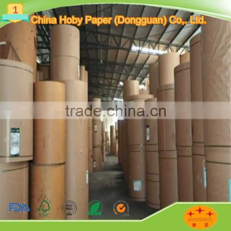 food grade brown kraft paper with pe laminated