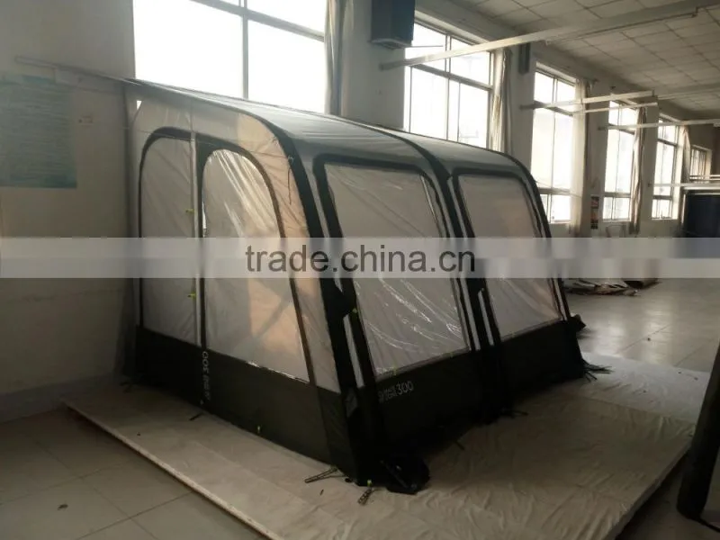 Outside Green inflatable tent Outdoor for car