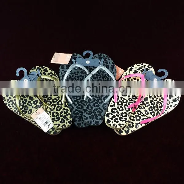 Stock Beach Swim PE Flip Flops Slippers For Women And Kids