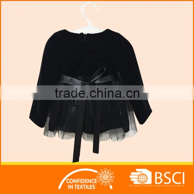 child party dress pom pom girls' dress