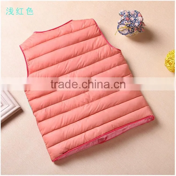 Baby cloting baby vest winter cotton dress child baby down jacket OEM