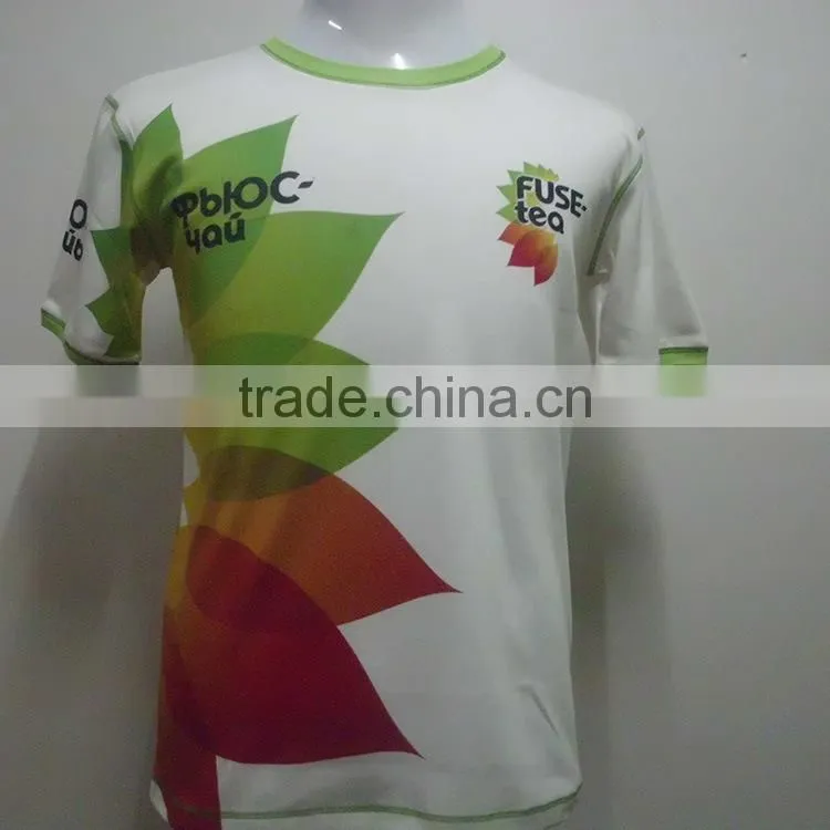 Baseball sport sublimation t shirt with number printing in v-neck style