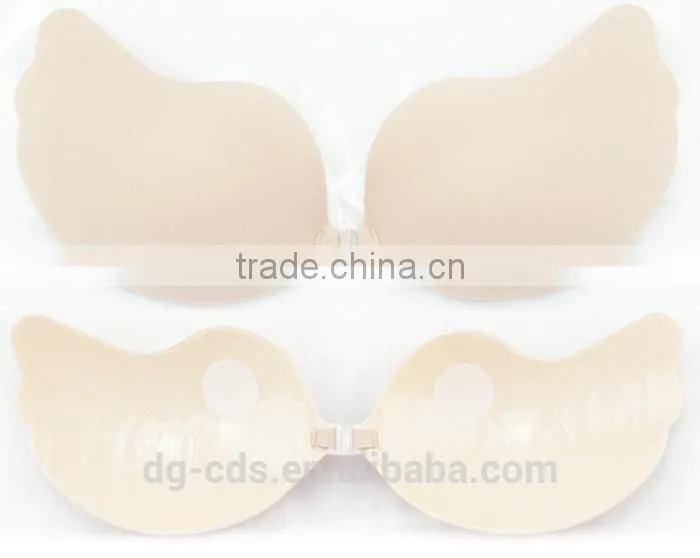 strapless self-adhesive v bra