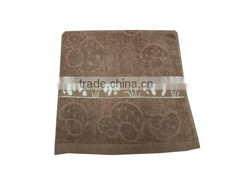 dark color high quality solid color cotton bath towels