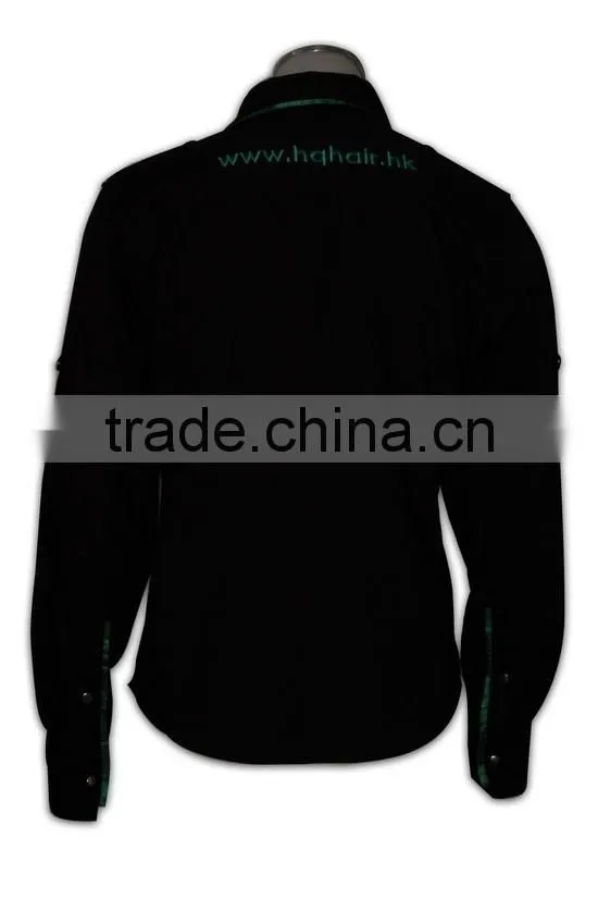 100% Cotton Design china made hot sale black women designer dress shirts