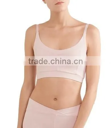 Summer Style Women Cotton Stretch Athletic Vest Gym Fitness spandex Sports Bra