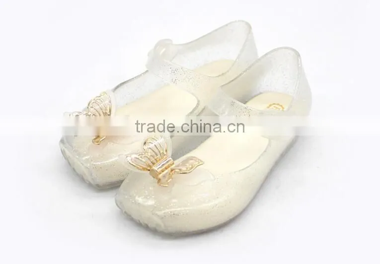 Butterfly kids jelly shoes, mini melissa butterfly shoes