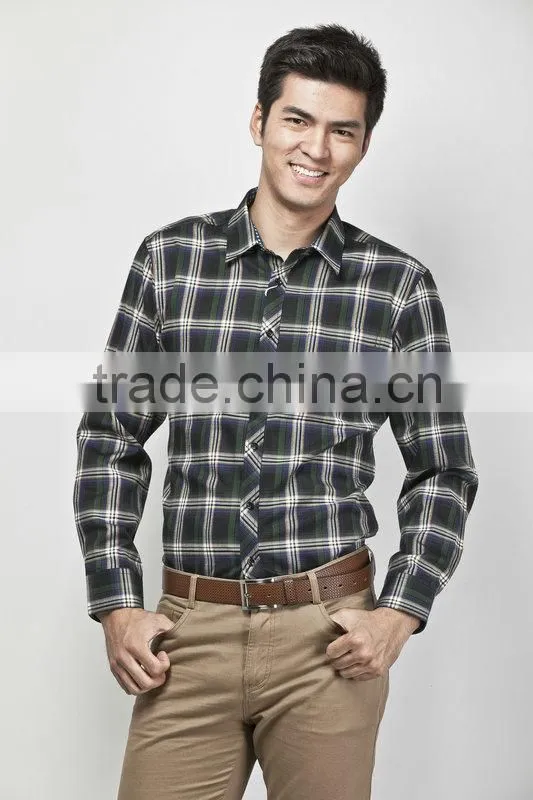 Classic Design Custom Men's Lapel Collar Formal Shirts