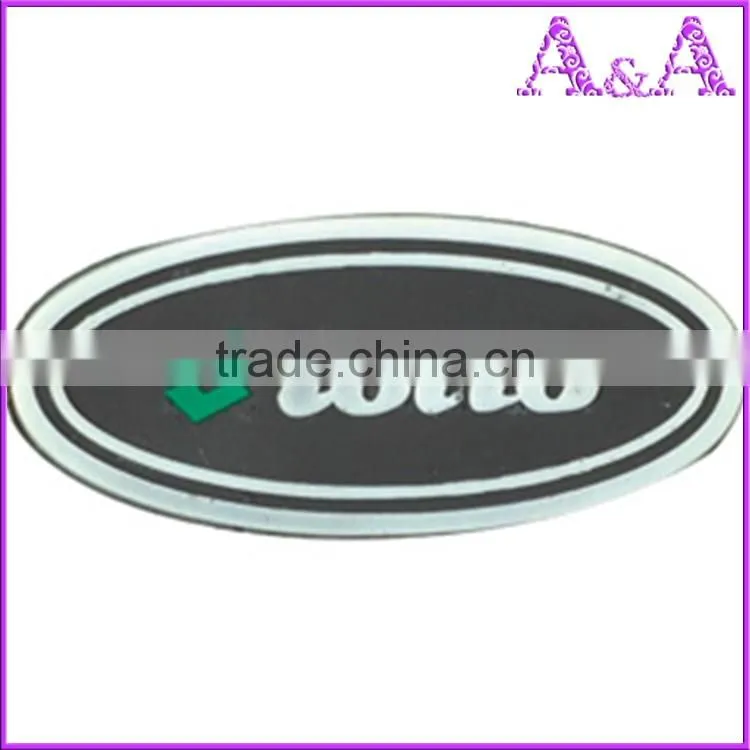 Custom silicone 3d rubber clothing label for clothes, shoes