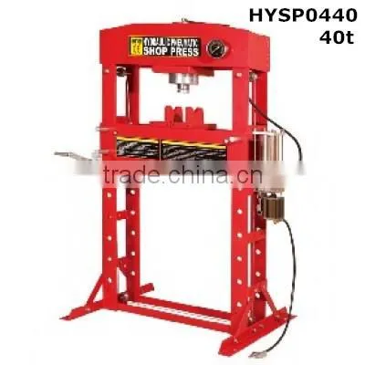 30T Pneumatic Shop Press With Gauge