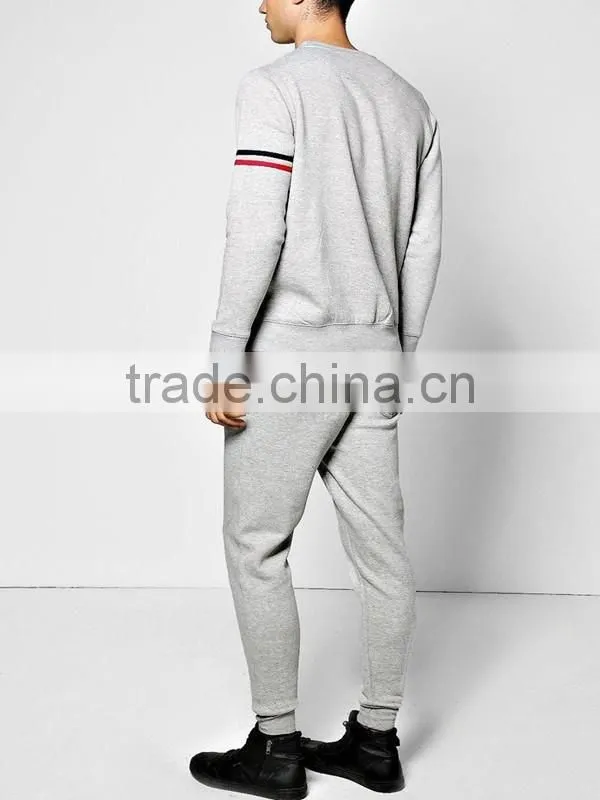 2016 Custom men gym tracksuit high quality tracksuits for men logo oem tracksuits for men sportswear