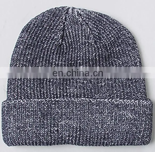 Custom Acrylic Knit Speckled Beanie Hat