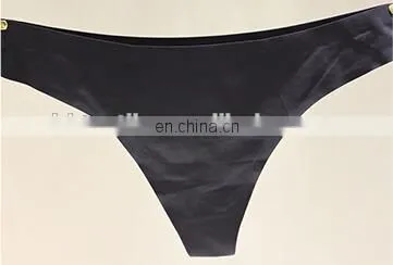 Factory wholesale alibaba express soft seamless ladies thong adhesive bonded string girl's T-back