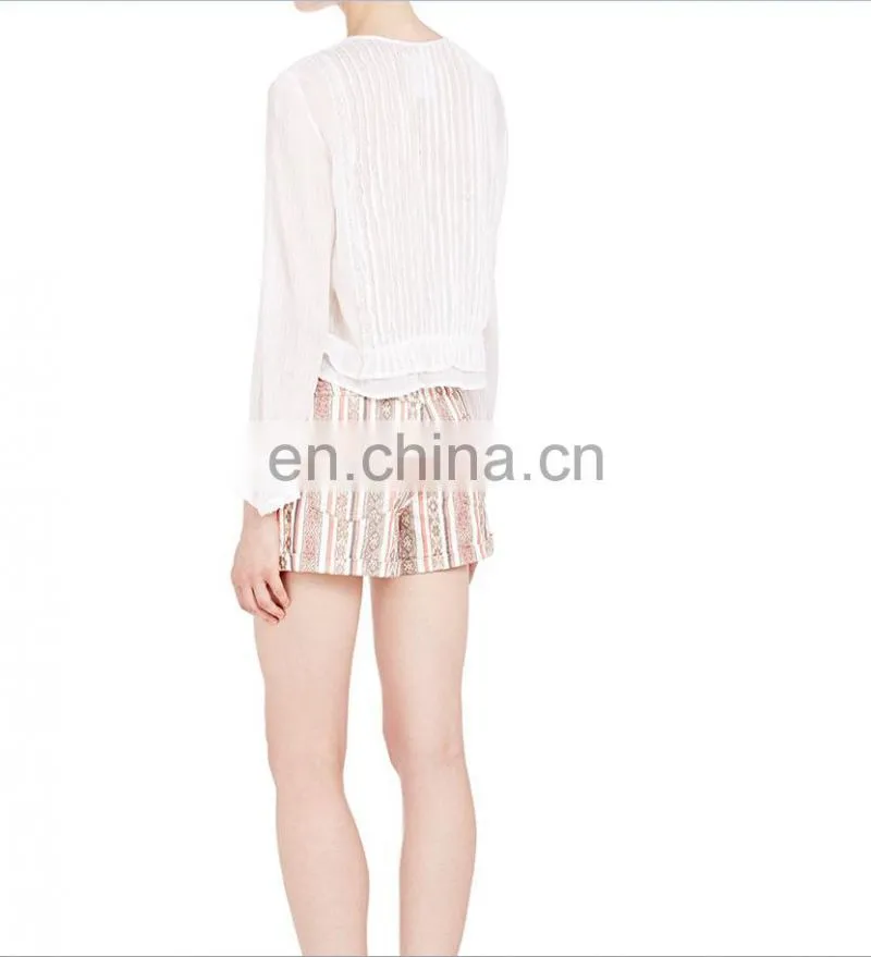 New fashion lady softtextile pant formal shirt style