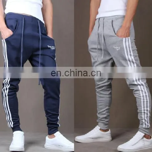 Men Harem Training Dance Baggy Jogging Trousers Slacks Casual Sport Sweat Pants