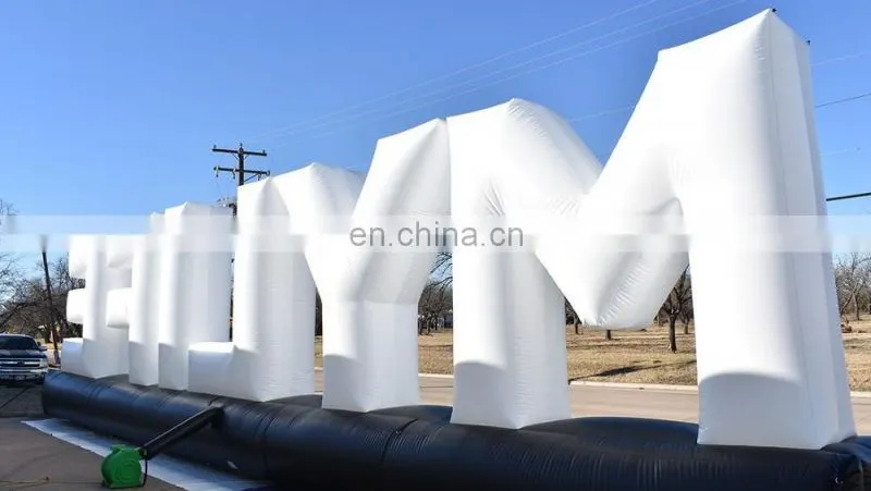 Customized Advertising Giant Inflatable Letters, inflatable LOGO letters, inflatable alphabet for advertising