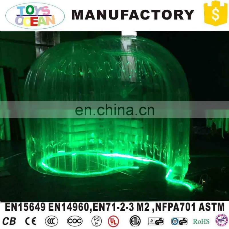 colorful inflatable transparent PVC photo booth