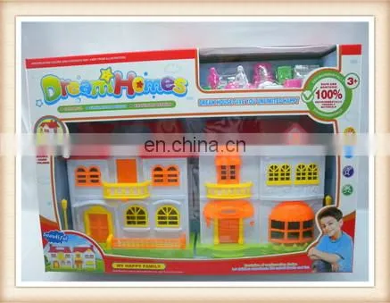 hot sale small new 3d model luxury prefab villa house toy