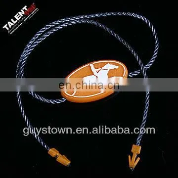 custom garment brand name logo plastic seal tag string