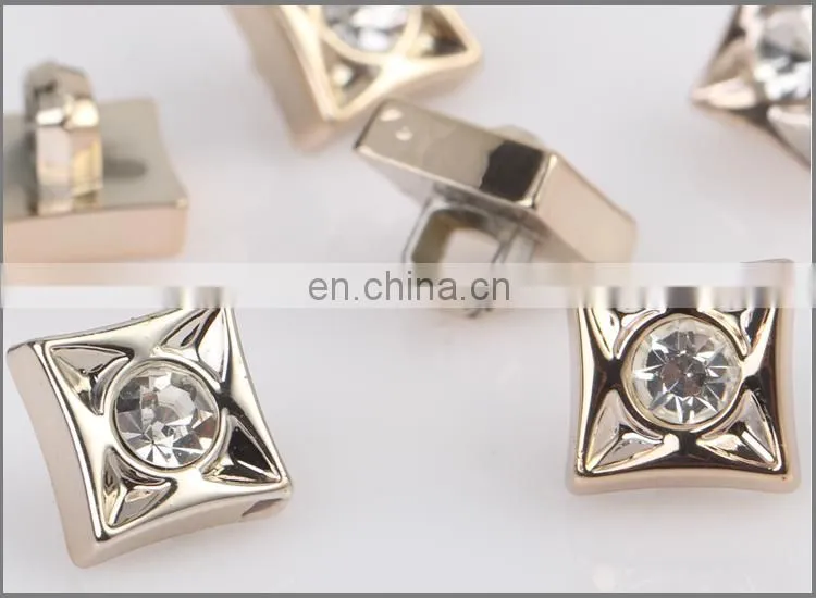ABS Plastic Rhinestone Button BA60157