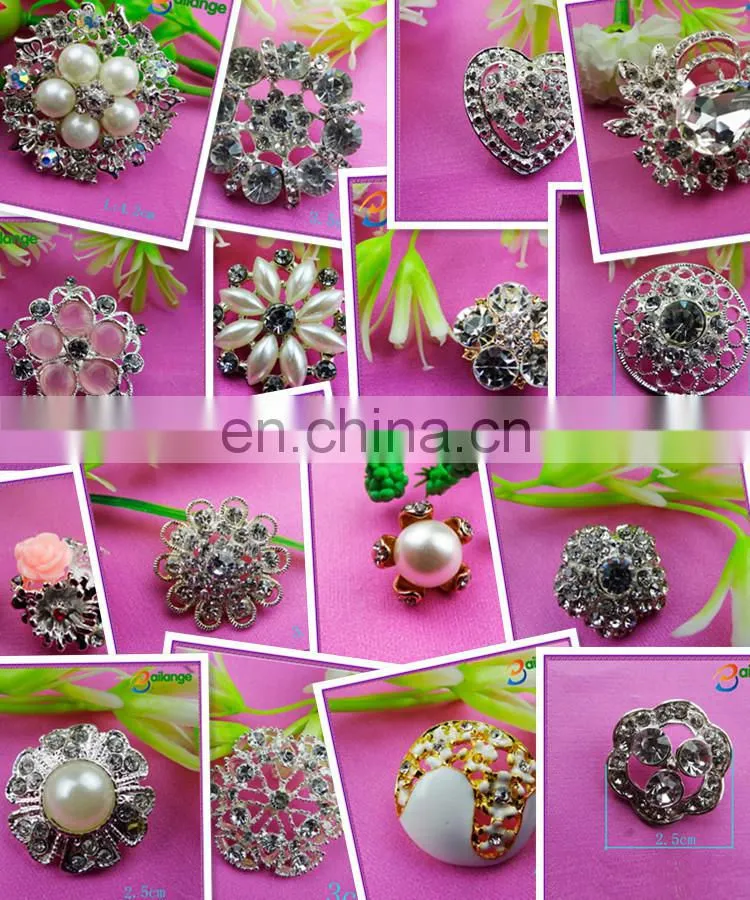 China handmade beaded accessories black cute buttons