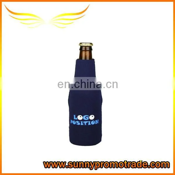 Customized neoprene single beer coolers with your logo