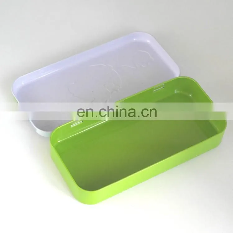 custom metal tin pencil case for school metal tin pencil boxes