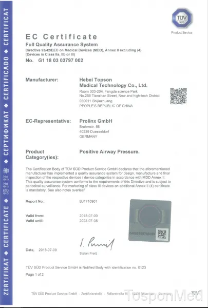 EC/CE certificate