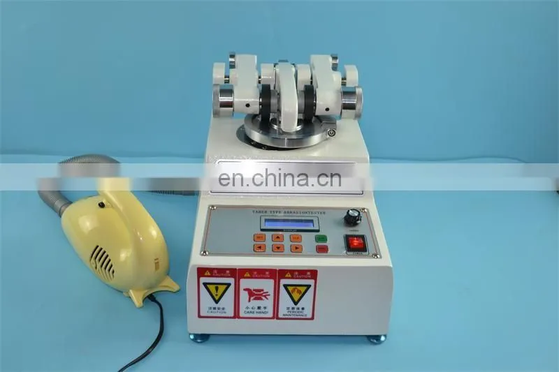 Factory price Taber Abrasion resistance Testing Machine/tester/ wear test equipment for leather rubber tire and glass