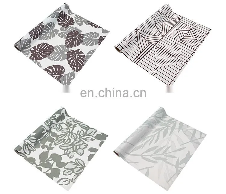 Home Kitchen Oil-Proof Oxford Grid Mat Pad Shelf Paper Drawer Liner Moisture-proof Pad