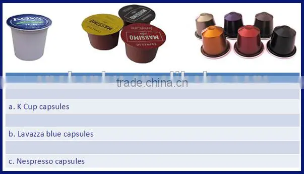 coffee powder filling machine/coffee nespresso capsules/k cup filling machine
