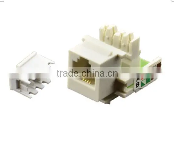 shielded cat3 toolless modular connect jack