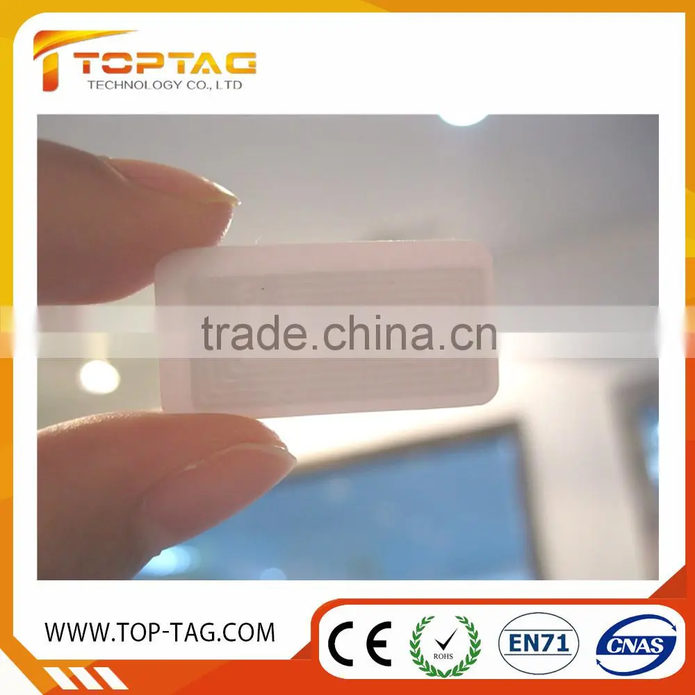 Long range PP paper mini rfid jewelry tag/labels for Jewellery Inventory Management