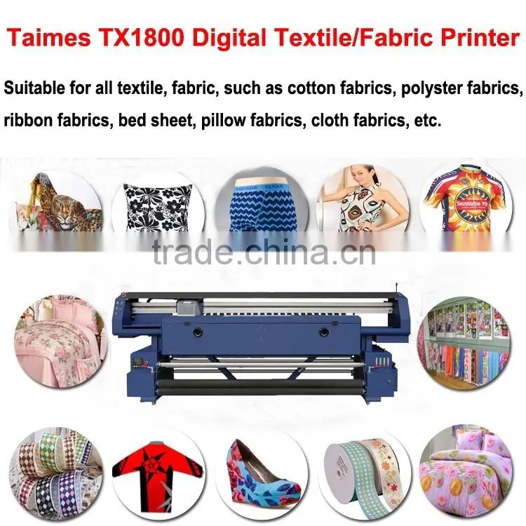 2016 New Good quality taimes solvent machine digital textile printer TX1800