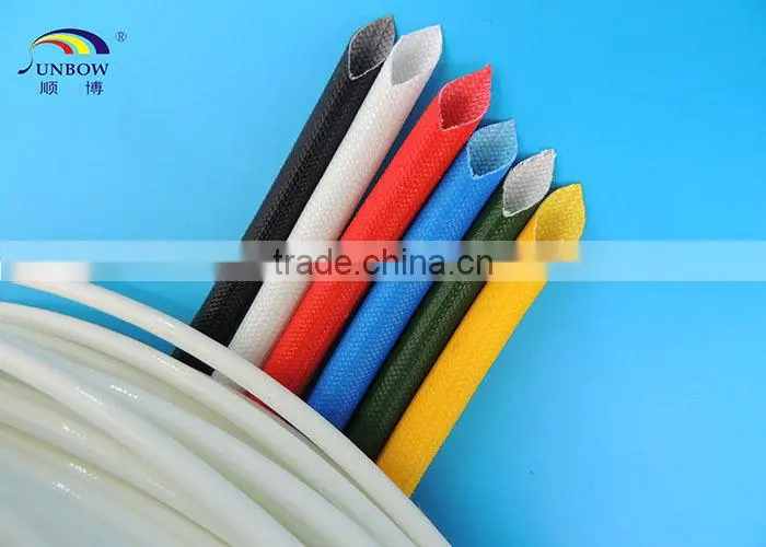 UL Listed Flame Retardant Insulation Silicone Fiberglass Sleeving