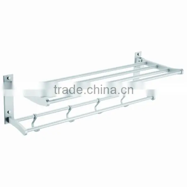 Wall Mounted Space Aluminum Portable Multifuntion Space Saving Towel Rack