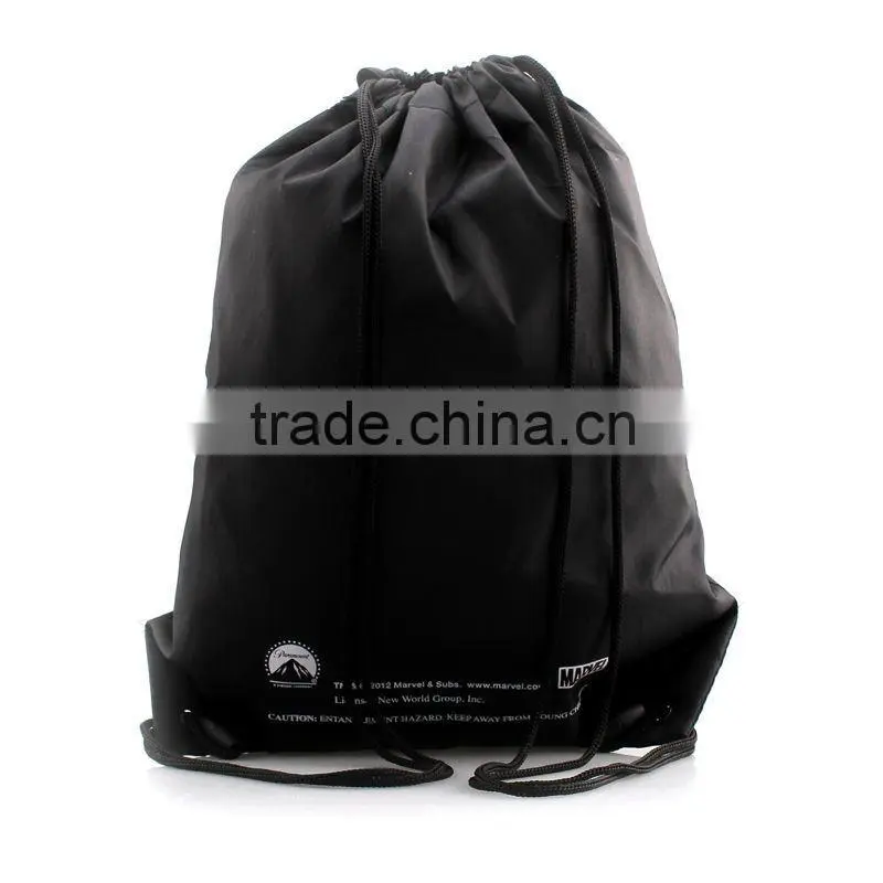 Promotional waterproof nylon drawstring bag