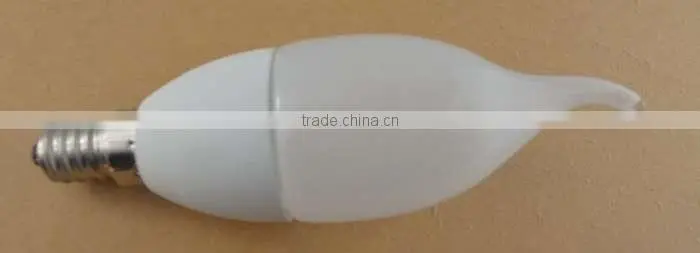 CE RoHS 5.5W 450lm E14 C37 Tail LED Candle Light