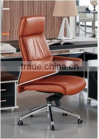 High quality PU leather swivel big seat boss chair