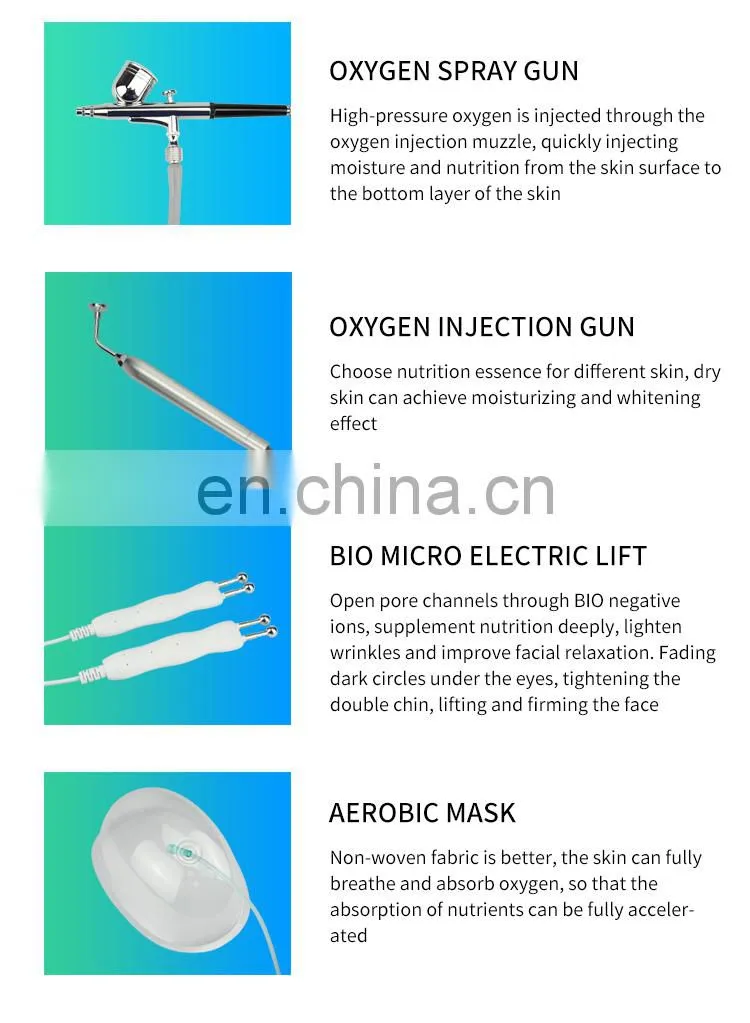 7 IN 1 Hydration Oxygen Jet Therapy Skin Analysis Machine Deep Cleaning Nourishing Skin Rejuvenation Skin Care Beauty Instrument