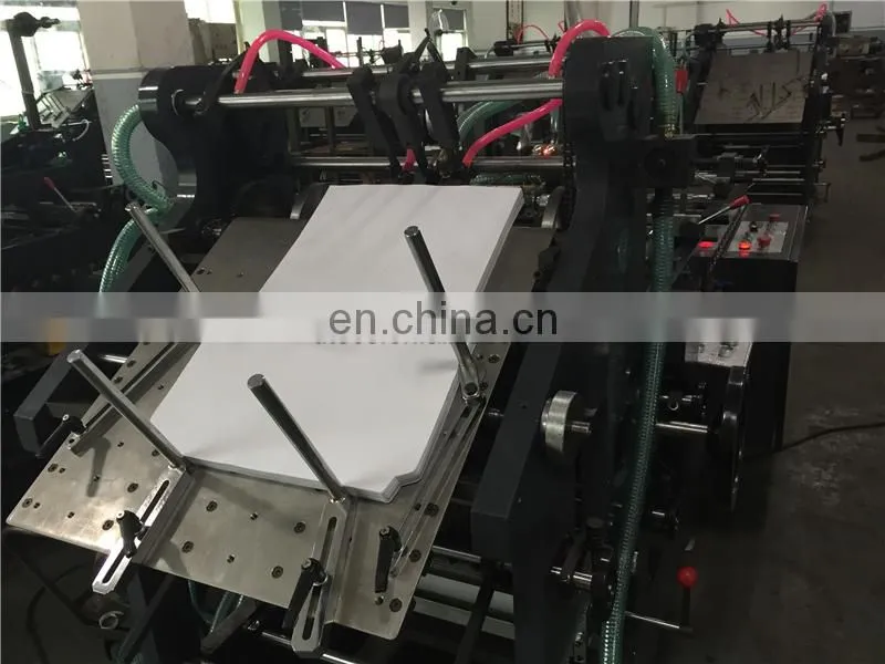 ZF350A Automatic Big brown kraft File folder paper bag envelope making machine with self seal flap tape on-line
