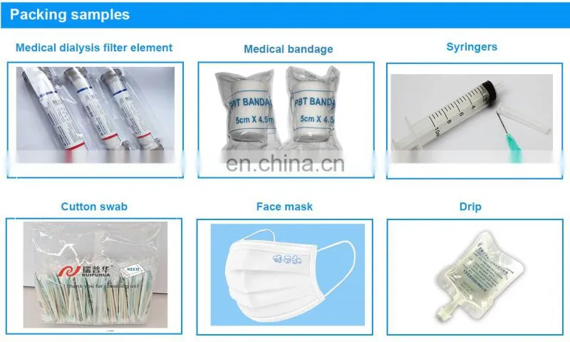 Disposable medical sterilized cotton swabs automatic packing packaging machine