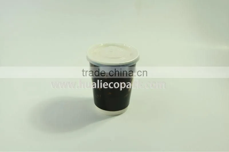 12oz paper double wall coffee cup with lid