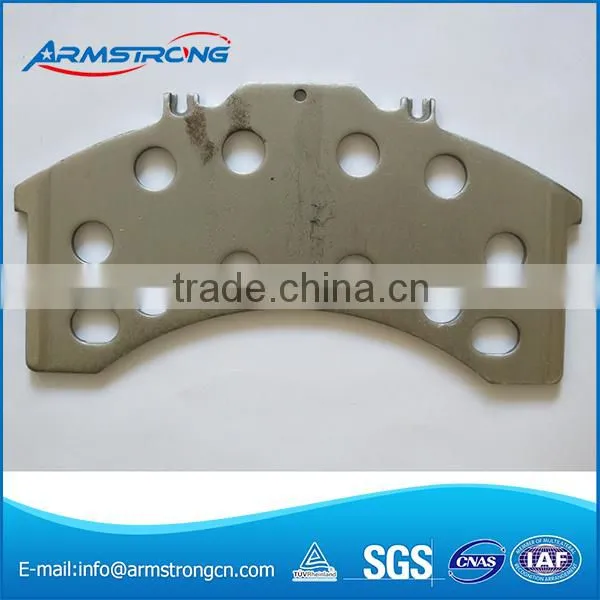 high quality heavy truck brake pads backing plate