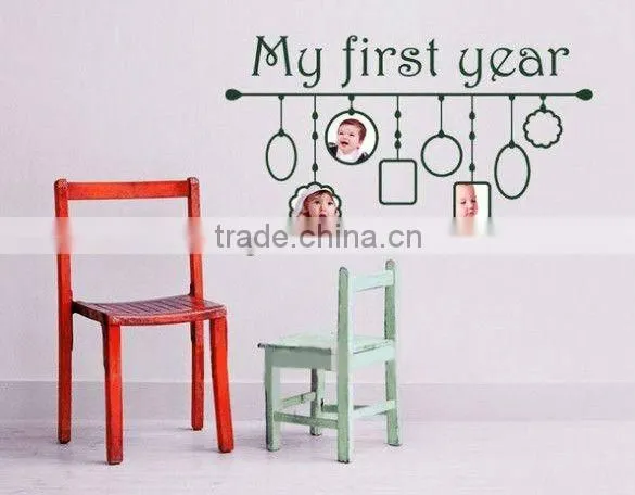 Children's height pvc wall stickers for sitting room