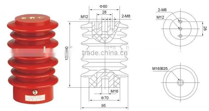 95*140 95*130 CG5-12KV Epoxy resin sensor / High voltage sensors